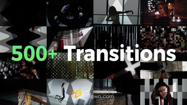 Transition Mattes Toolkit 过渡遮罩工具包-AE转场模板