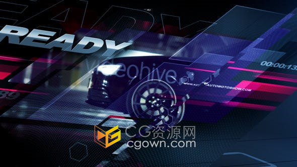 AE模板-汽车竞赛摩托车赛车极限运动宣传开场视频片头