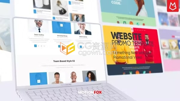 AE模板-网站介绍视频公司官网产品服务介绍宣传片