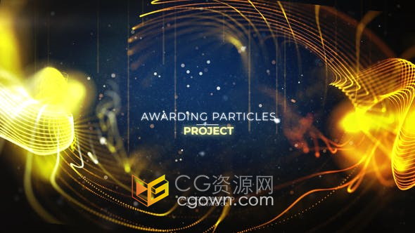 AE模板-Form插件条纹粒子光线场景介绍晚会开场视频片头