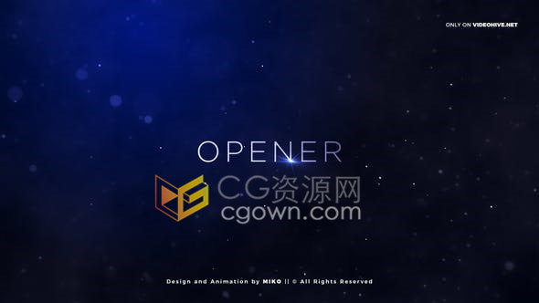 实用动作电影游戏粒子标题预告片免费下载-AE模板