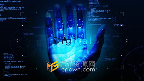 AE模板-Technology Company科技公司宣传片通讯连接网络军事科幻时间线视频