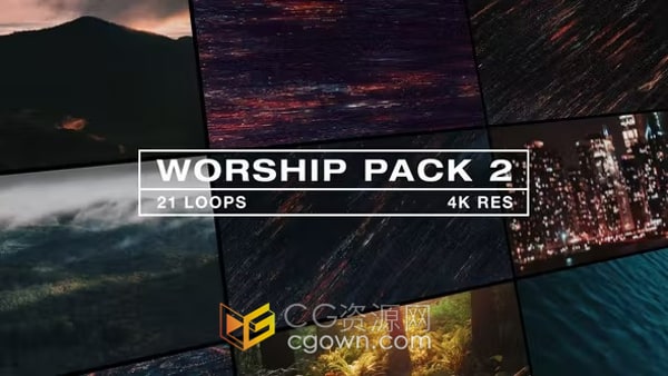 11个不容错过的唯美循环背景视频AE模板下载