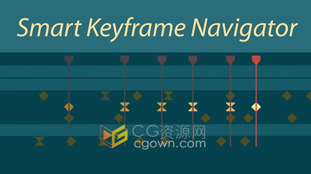 AE脚本Smart Keyframe Navigator v1.2智能关键帧浏览导航器工具