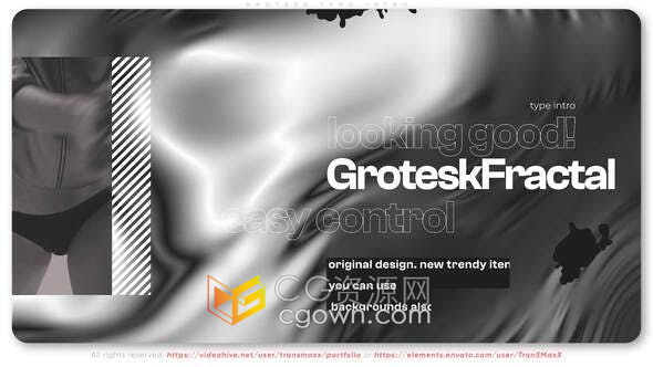 AE模板-快速节奏社交媒体介绍文字标题创意动画宣传视频