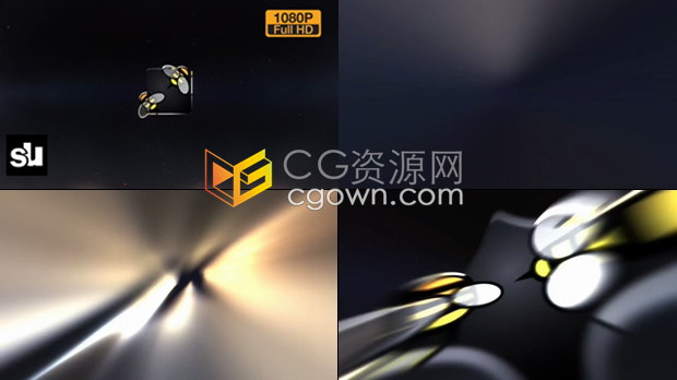 冲击波揭示品牌电影标志激烈爆炸粉碎粒子片头动画-AE模板下载