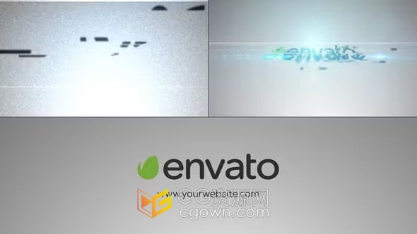 高科技开场白数据故障标志揭晓-AE模板