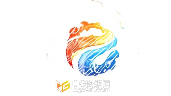 水波纹飞溅效果演绎LOGO动画视频-AE模板下载