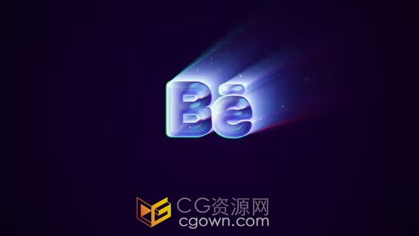 LOGO扫光发光动画演绎标志视频片头-AE模板