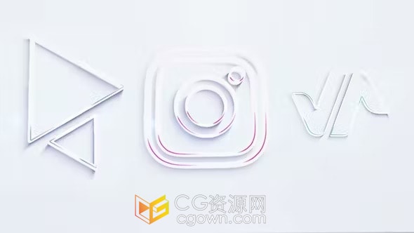 明亮光泽优雅公司品牌LOGO动画动态标志介绍-AE模板