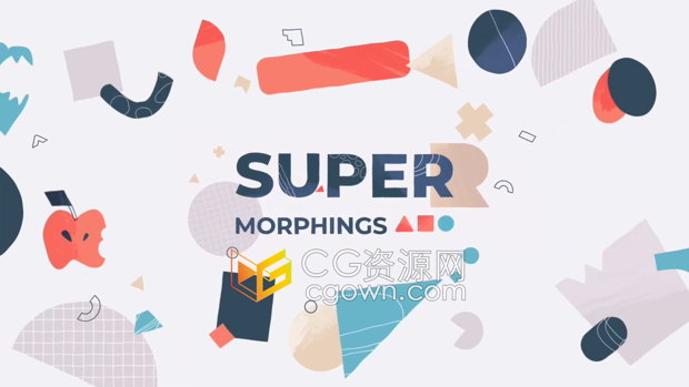 AE脚本Super Morphings v1.0.2a超级图形变形MG动画工具
