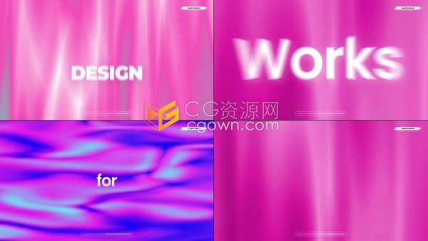 4K超高清液体渐变效果AE背景视频模板免费下载