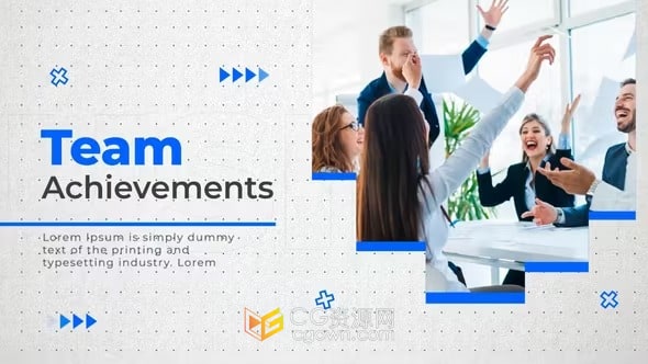 商业营销咨询机构宣传片创业活动公司团队展示视频-AE模板