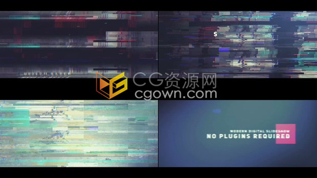 小故障元素极限体育运动旅行视频宣传预告片-AE模板下载