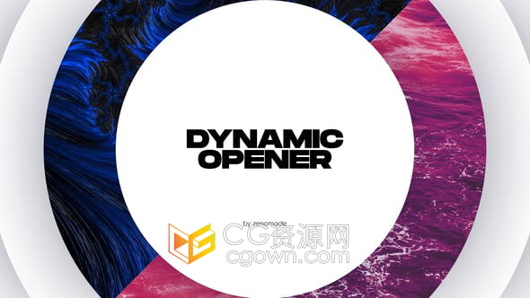 AE模板-大粗体介绍标题抖音短视频时尚开场介绍动画