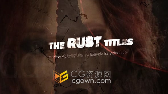 AE模板-粉碎阴影黑暗万圣节风格电影预告片视频制作