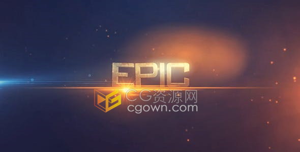 制作大气3D文字标题电影预告片-AE模板免费下载