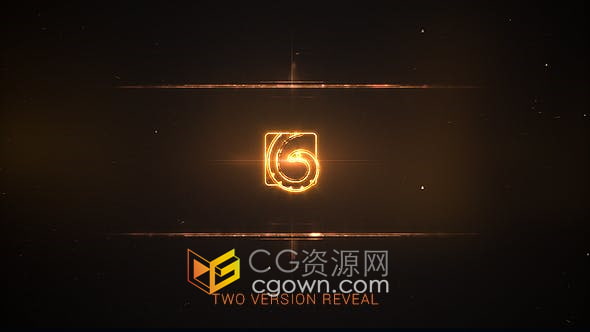 AE模板-能量光线切割粒子特效视频片头LOGO动画