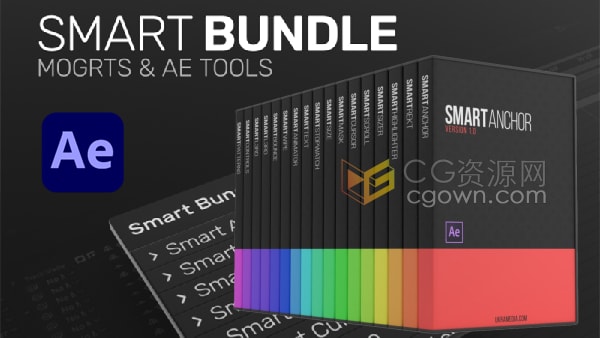 AE脚本Ukramedia Smart Bundle Tools 25套智能工具
