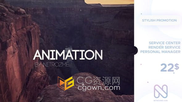 AE模板-旅行幻灯片魅力模特照片拍摄新潮时尚电视节目活动简介视频