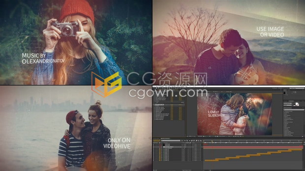 产品发布视频旅行纪录片公司发展历史教育视频介绍效果-AE模板下载