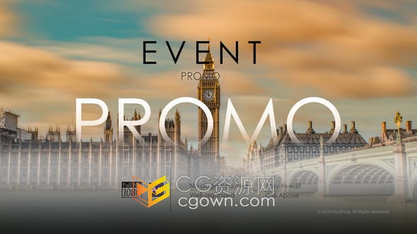 AE模板-商业会议公司活动介绍研讨会现代演讲幻灯片视频Event Promo Intro