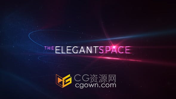 AE模板-抽象粒子光线条纹动画介绍宣传视频效果