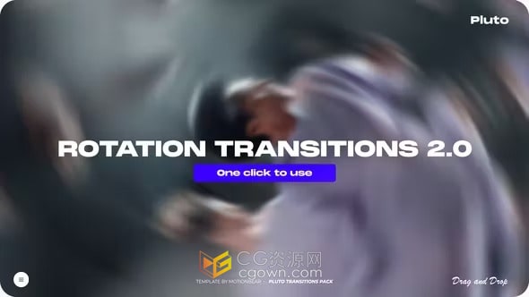 AE转场模板-旋转过渡Rotating Transitions 2.0
