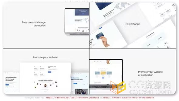 AE模板-迷你风格网络促销APP新应用程序网站宣传MINI STYLE WEB PROMO