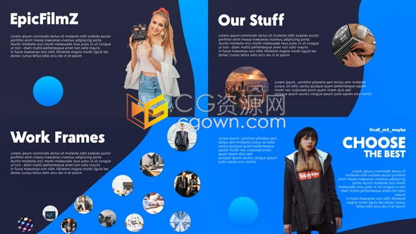 丰富多彩的时尚设计电视节目产品广告时尚促销活动网络宣传视频-AE模板下载