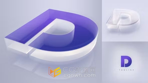 AE模板-高端优雅明亮LOGO动画商业公司品牌标志展示