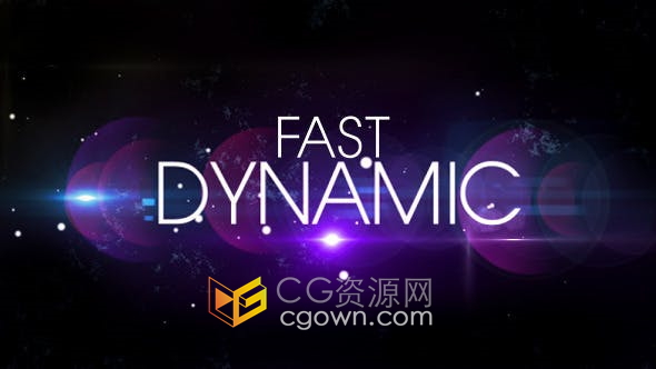 AE模板-光斑光效介绍文字动画宣传视频片头