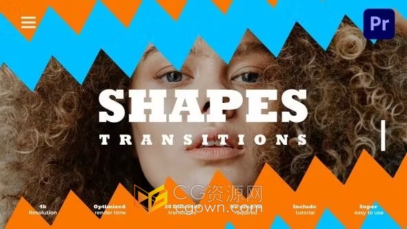 免费下载20个流畅图形过渡元素Shapes Transitions-AE模板