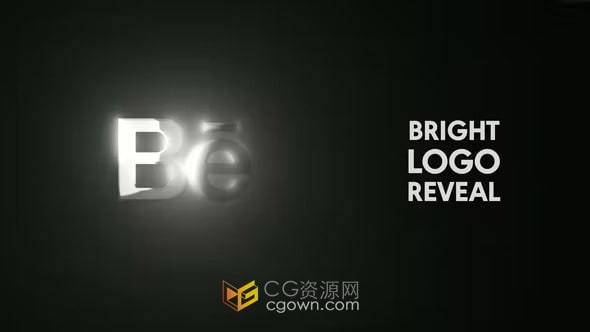 反光LOGO动画演绎效果视频片头AE模板下载