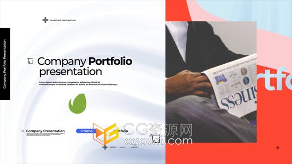 AE模板-企业广告片建筑公司房屋工地土木工程示范设计结构介绍视频