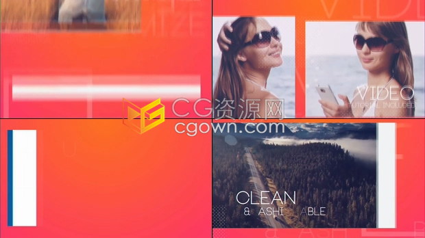 经典时尚魅力设计服装商品换季新品促销作品集展示幻灯片-AE模板下载