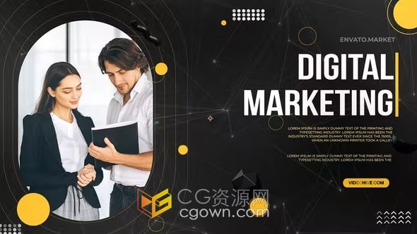 商业宣传幻灯片现代公司产品服务广告视频-AE模板