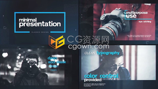 多用途幻灯片公司业务演示商业活动广告宣传服饰新品宣传视频-AE模板