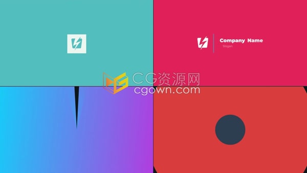 AE模板-20种极简标志动画效果Minimal Logo Reveals