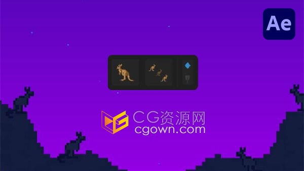 Kangaroo v1.03 AE脚本快速复制图层重复工具