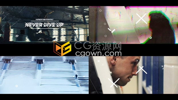 体育运动宣传视频片头AE模板下载格斗跑酷UFC锻炼健身动感介绍