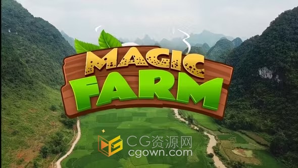 AE模板-现代漫画标题开场白卡通火焰爆裂气泡文本动画