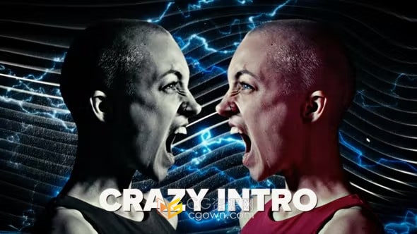 活力动感定格动画大胆排版时尚开场白宣传视频-AE模板