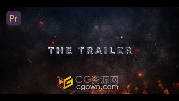 AE与PR模板-史诗战争电影预告片制作Epic Trailer