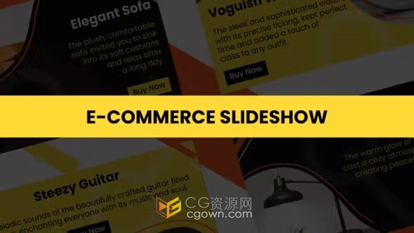 电子商务广告产品演示促销在线购物解释视频-AE模板