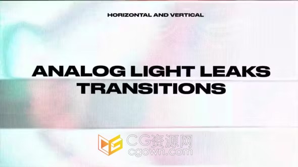 15个带模拟视图的漏光过渡-AE模板