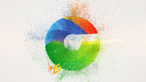 2种3D粒子汇聚特效动画LOGO视频片头-AE模板