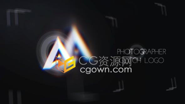 摄影机画面故障RGB分割数字失真特效LOGO动画视频片头-AE模板下载