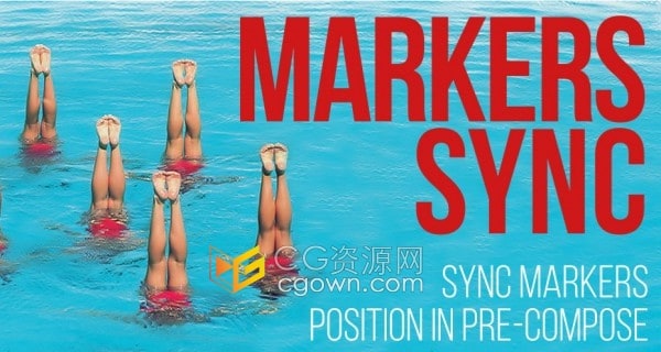 AE脚本Markers Sync v1.2 合成标记自动同步工具