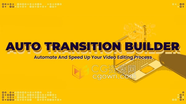 Auto Transition Builder v1.0.1 AE脚本大量转场预设自动编辑与使用